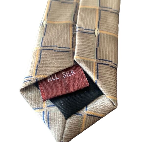 Pre Owned Men’s Umberto Bossi Tie Neck Tie Necktie All Silk Hand Made - Picture 3 of 5